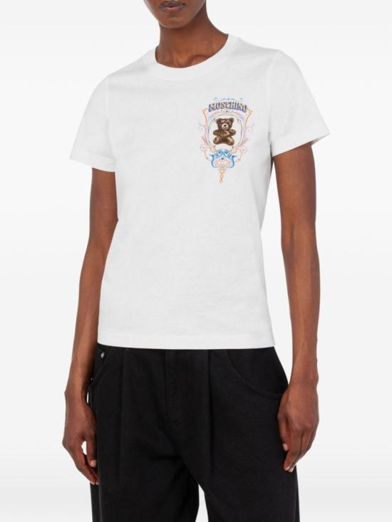 26FW 모스키노 탑 J0702 5441 2001 White - MOSCHINO