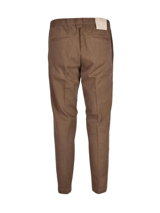 25FW At.P.Co Wardrobe 팬츠 은은한 광택이 도는 갈색 테일러드  (테이퍼드 레그 디자인) - OTHER BRANDS