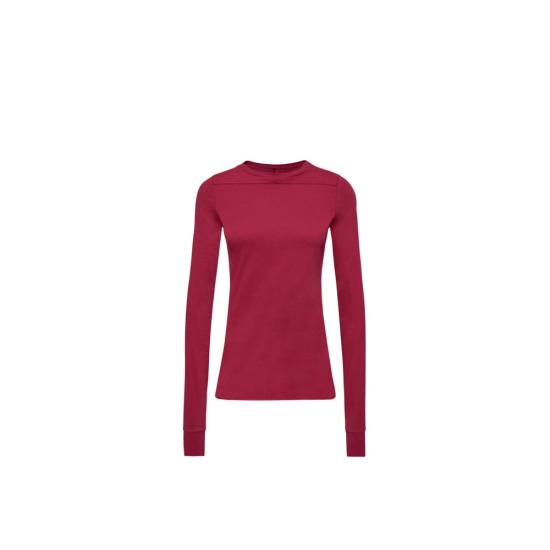 26SS 몽클레어 거더 로고 패치 슬림핏 티셔츠 MU01F8D01 89AHD 46E RED