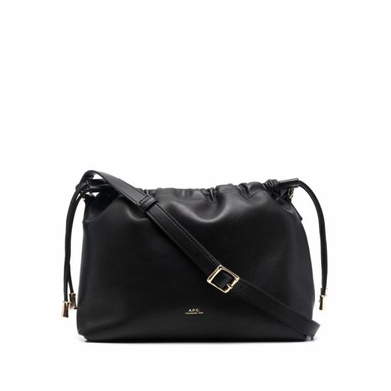 26FW 아페쎄 니논 드로스트링 백 PUAAT F61583 LZZ BLACK