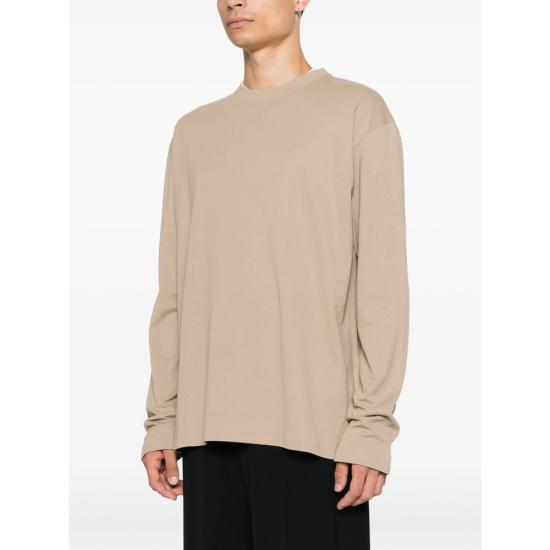 26FW 자크뮈스 롱 카레 롱슬리브 티셔츠 TSM00622 AJ00254 150 BEIGE - JACQUEMUS