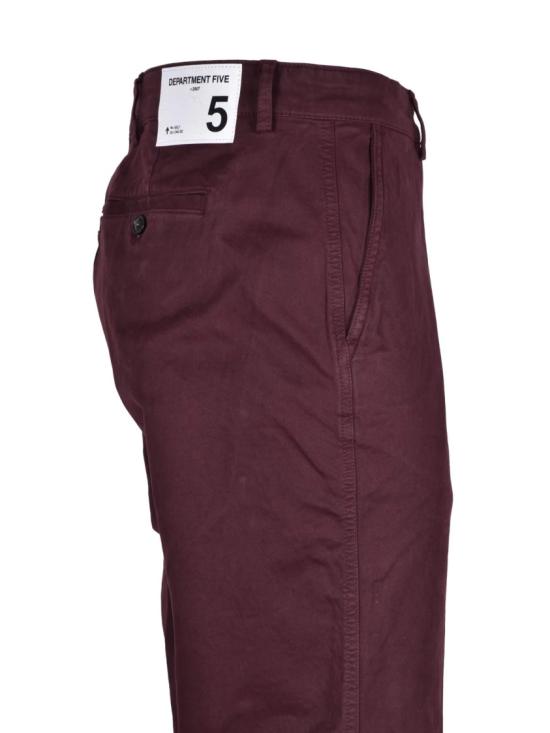 25FW 디파트먼트5 팬츠 슬림핏 버건디  (맞춤형 실루엣) - DEPARTMENT 5