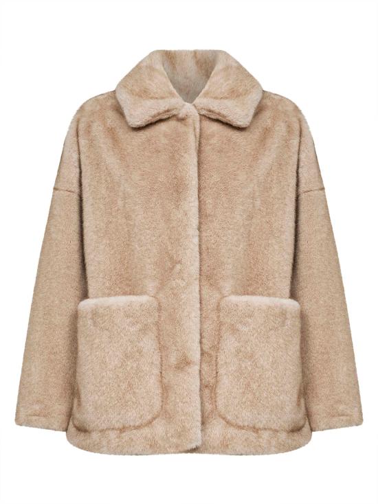 26FW 에르노 페이크 퍼 패치 포켓 코트 GC000600D127391985 BEIGE