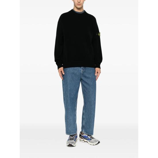 26FW 스톤 아일랜드 스웨터 155100020 S01A1 V0029 BLACK - STONE ISLAND