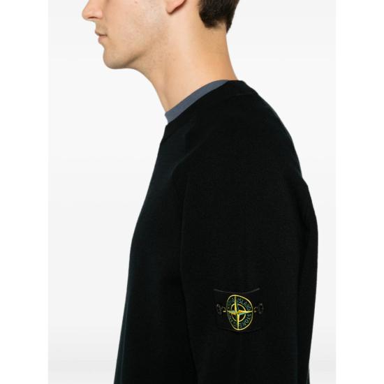 26FW 스톤 아일랜드 스웨터 155100020 S01A1 V0029 BLACK - STONE ISLAND