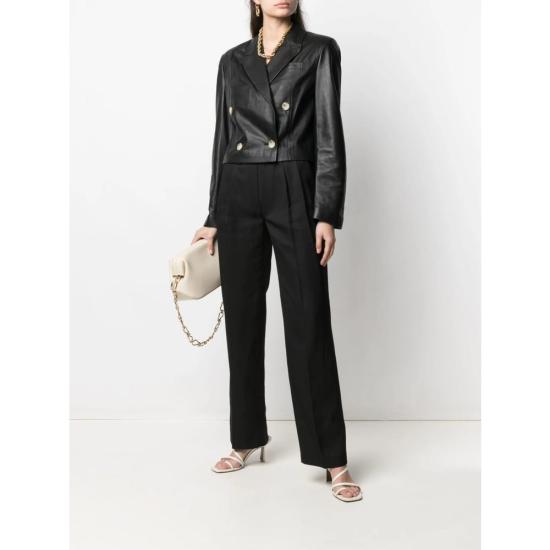 26SS 루루 드 세종 팬츠 TAKAROA LDS BLACK - LOULOU DE SAISON