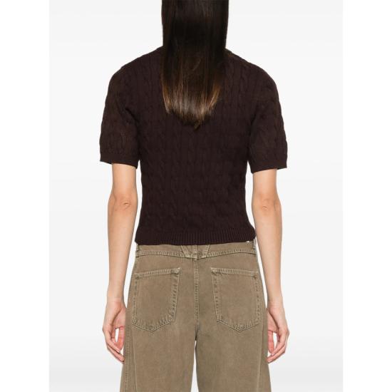 26FW 게스투즈 폴로 티셔츠 10911086 THILLA MOLE BROWN - GESTUZ