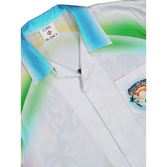 26FW 카사블랑카 셔츠 PF26 SH 003 05 CAAIR WHITE - CASABLANCA