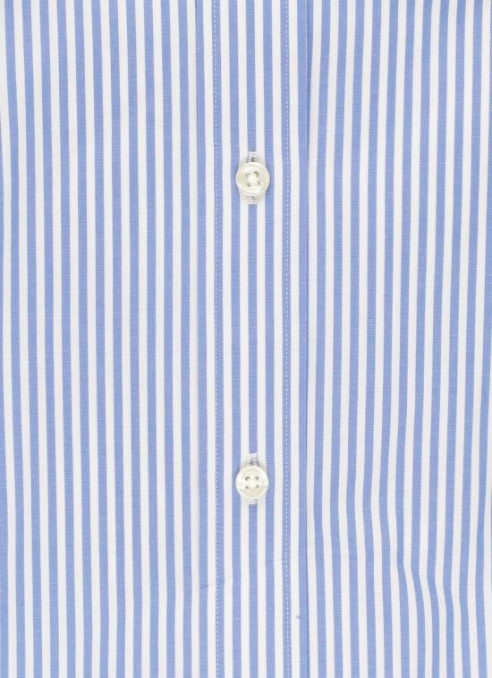 26FW 폴로 랄프로렌 커스텀핏 코튼 포플린 스트라이프 셔츠 710929346001 Blue - POLO RALPH LAUREN