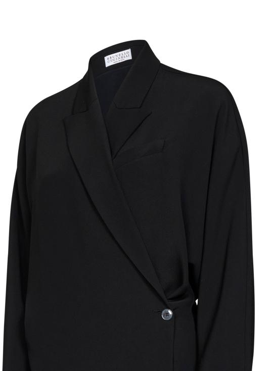 26FW 브루넬로 쿠치넬리 원피스 MA029A5554 C101 BLACK - BRUNELLO CUCINELLI