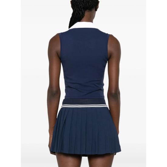 26FW 스포티앤리치 폴로 티셔츠 TO02475326BL DKNAW NAVY - SPORTY & RICH