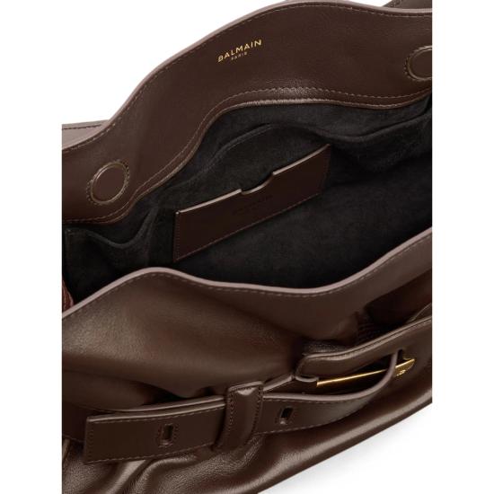 26FW 발망 숄더백 HN0KK990 LSWB 8DJ BROWN - BALMAIN