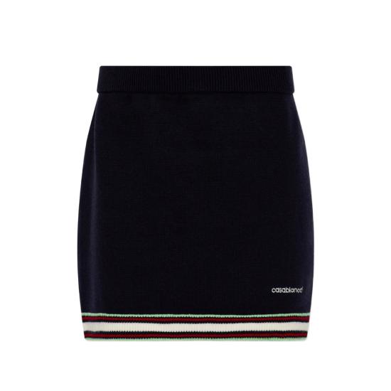 26FW 카사블랑카 숏팬츠 PF26 KW 1029 01 NAVY