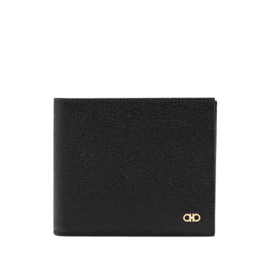26FW 살바토레 페라가모 간치니 반지갑 661454 0775646 NERO BLACK