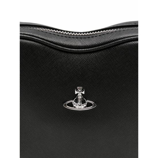 26FW 비비안웨스트우드 벨라 하트 크로스백 5801000OW S0021 N401 BLACK - VIVIENNE WESTWOOD
