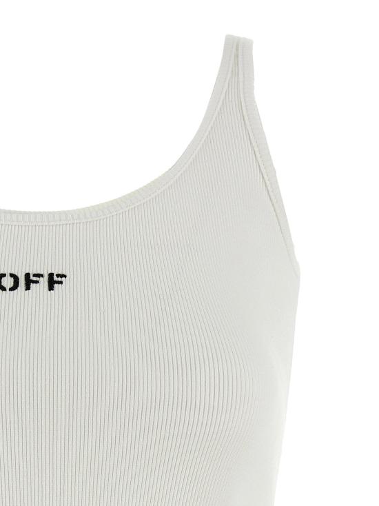  오프화이트 민소매 티셔츠 LDOWAD072C99JER00201100110 WHITE - OFF WHITE