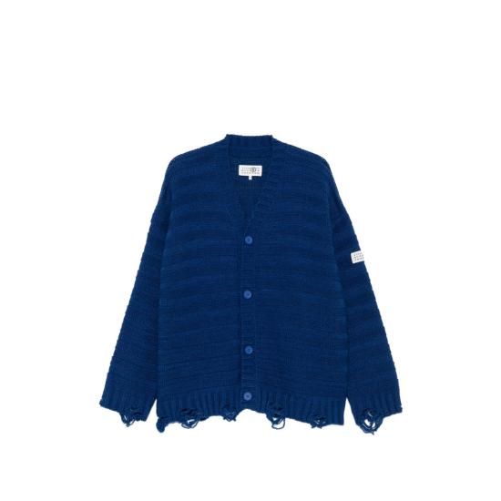 26FW MM6 메종마르지엘라 니트웨어 M13040 SH0HP0005 483 BLUE