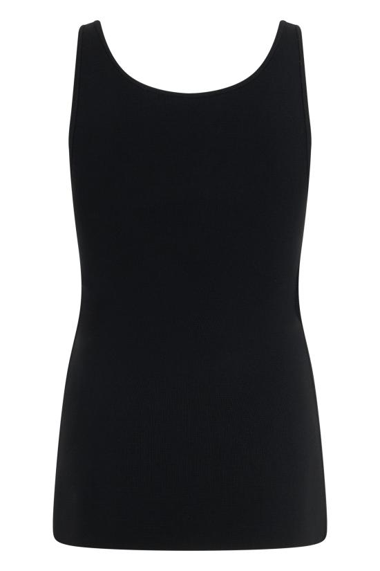 26SS 토템 민소매 티셔츠 252 WRT0504 YA0187 001 BLACK - TOTEME