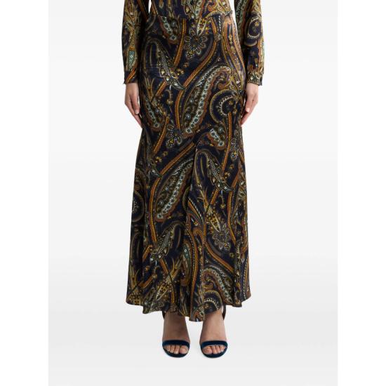 26FW 에트로 스커트 99SAD1Q WRFA0231 X0883 NAVY - ETRO