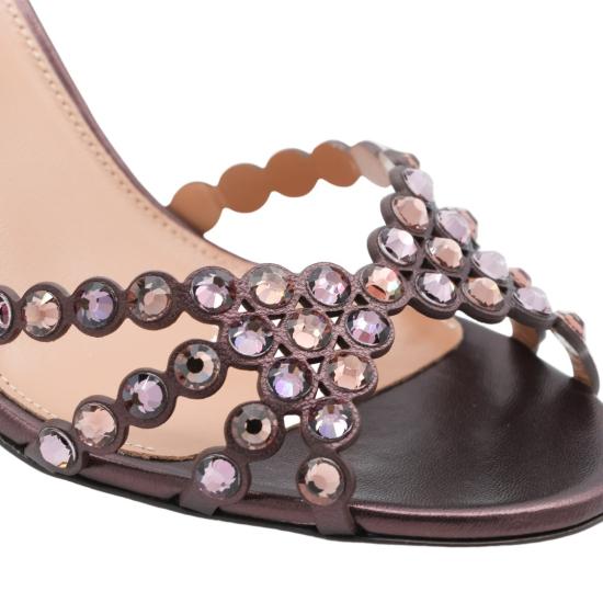 26FW 아쿠아주라 샌들 TQLMIDS0NPLMNZ Purple - AQUAZZURA