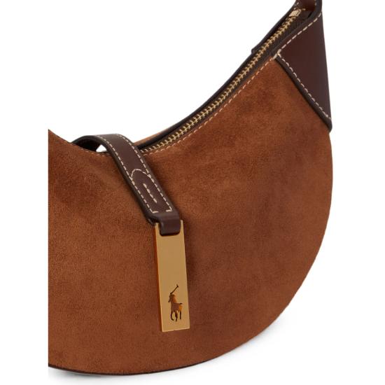 26FW 랄프 로렌 숄더백 428929801015 TOBLK BROWN - RALPH LAUREN