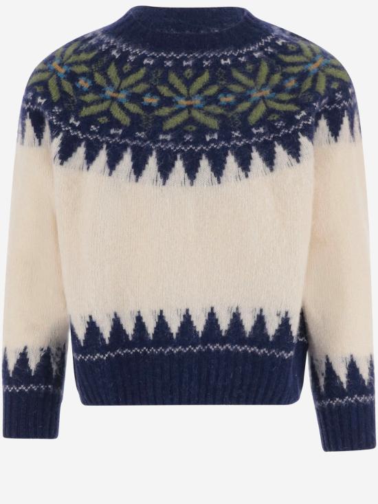 26FW 하울린 스웨터 LOVEONKNITTEDTRAIN NAVY - HOWLIN