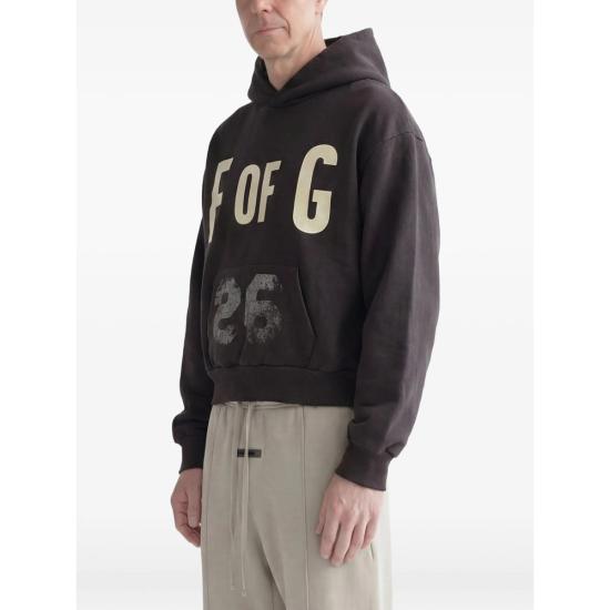 26SS 피어오브갓 후드 티셔츠 FG9M12 9938BHF 204 BROWN - FEAR OF GOD