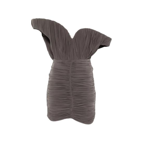 26SS 마그다뷰트림 원피스 SUKIENKA 33 BROWN GRAY