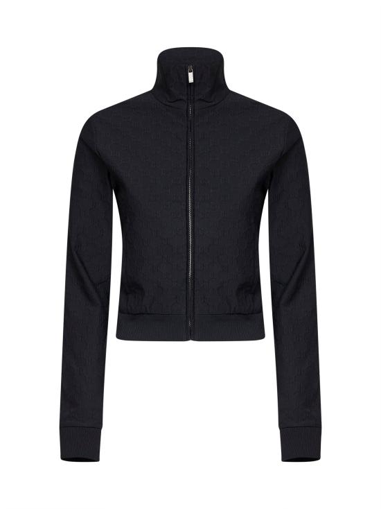 26FW 구찌 GG 저지 자카드 집업 재킷 875687XJHX31000 BLACK