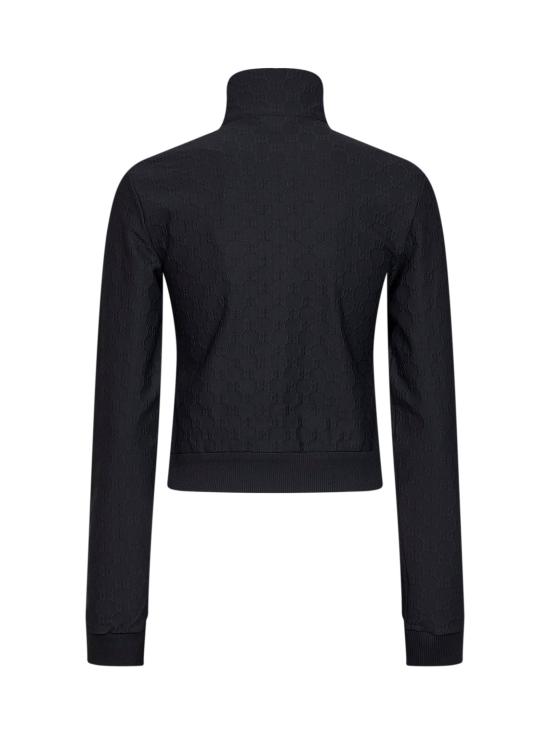 26FW 구찌 GG 저지 자카드 집업 재킷 875687XJHX31000 BLACK - GUCCI