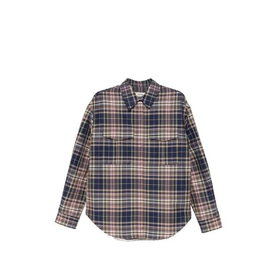26SS 시스템 셔츠 SY2G1WSHT02W INDIG NAVY