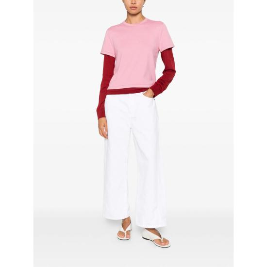 26FW 게스트 인 레지던스 스웨터 W43530JL LAYER SPRCA PINK - GUEST IN RESIDENCE