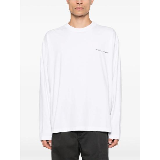 26FW 세븐포올맨카인드 탑 7MEO0G54 GRAPHIC 3VG WHITE - 7 FOR ALL MANKIND