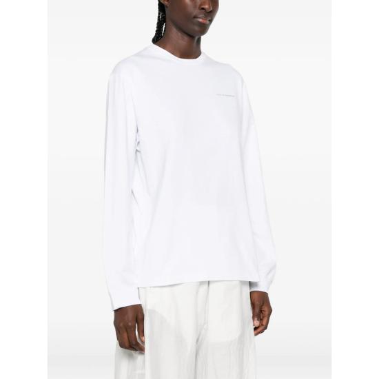 26FW 세실리아 반센 폴로 티셔츠 RTW19006 BLILY WHPIN WHITE - CECILIE BAHNSEN