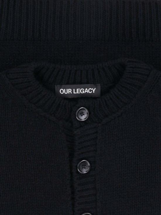 26FW 아워레가시 니트웨어 M4263PSSLUB TWISTED BLACK WOOL - OUR LEGACY