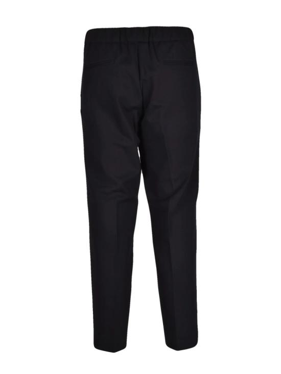 25FW Rpl Roberto P Luxury 팬츠 신축성 있는 허리밴드와 매끄러운 마감 처리가 돋보이는 맞춤형 블랙 - OTHER BRANDS