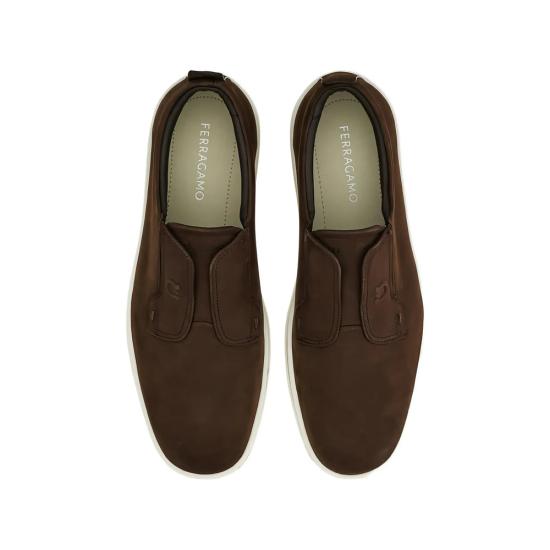 26FW 살바토레 페라가모 스니커즈 02A000 0793218 M LIBAR BROWN - SALVATORE FERRAGAMO