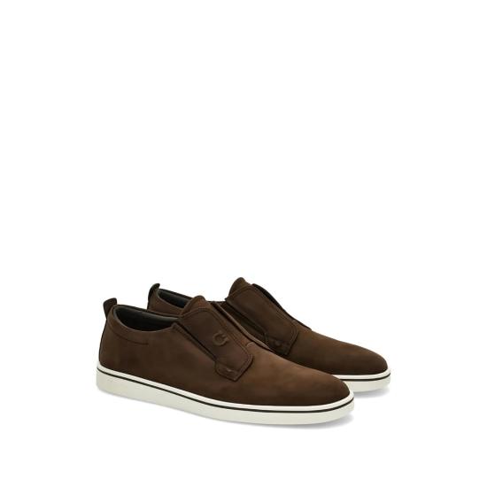 26FW 살바토레 페라가모 스니커즈 02A000 0793218 M LIBAR BROWN - SALVATORE FERRAGAMO