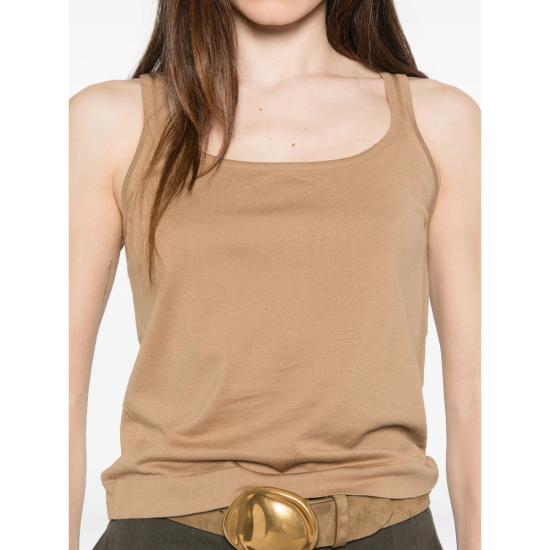 26SS 막스마라 민소매 티셔츠 MXPUMANO 117 002 BEIGE - MAX MARA