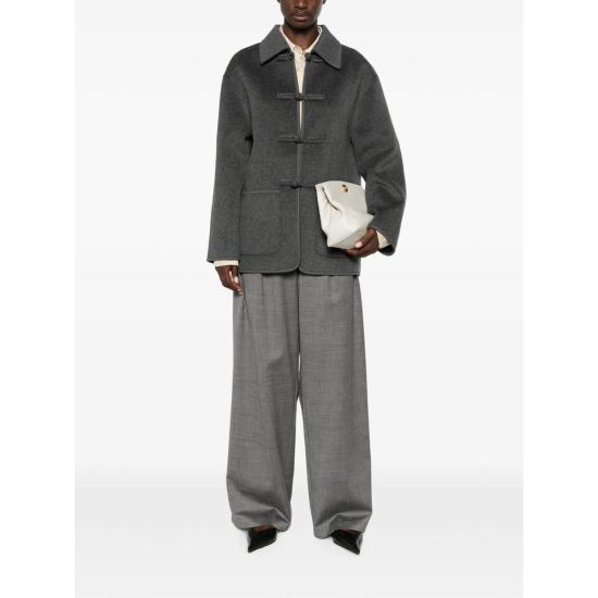 26FW 로에 코트 420 11 409 DKGRM GRAY - ROHE