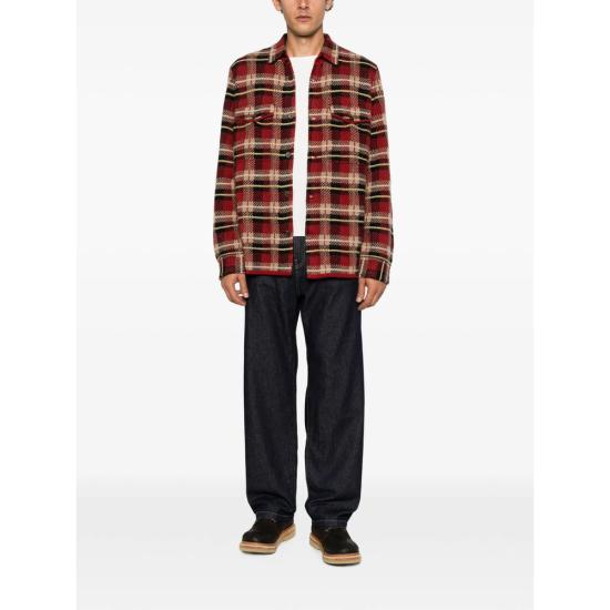 26FW 게스트 인 레지던스 셔츠 M35710AM PLAID WORK CARCO RED - GUEST IN RESIDENCE