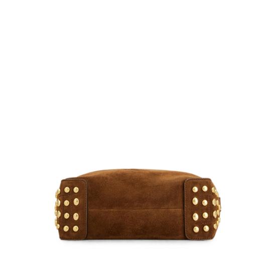 26FW 토즈 미니 메탈 도트 핸드백 XBWGMTE0100O COS801 BROWN - TODS