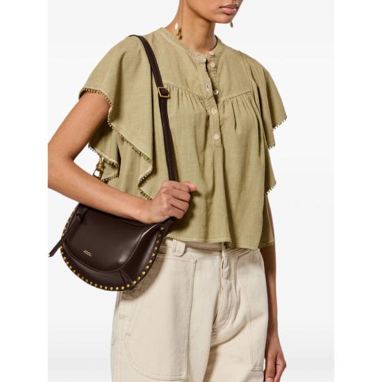 26FW 이자벨마랑 오스칸 문 숄더백 A1C01M PP0003FA 67DO BROWN - ISABEL MARANT