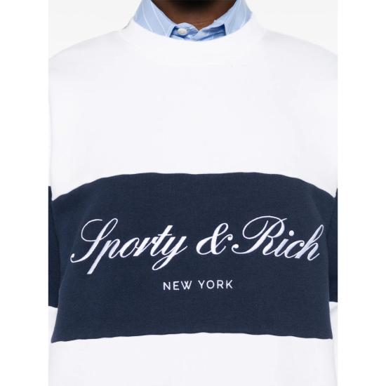 26FW 스포티앤리치 스웨터 ST098710329WH WDKNA WHITE - SPORTY & RICH
