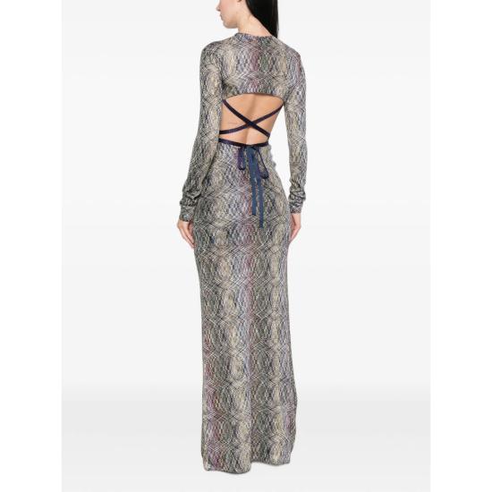 26FW 미소니 원피스 DS26WG21 BR015S SMSON GREY - MISSONI