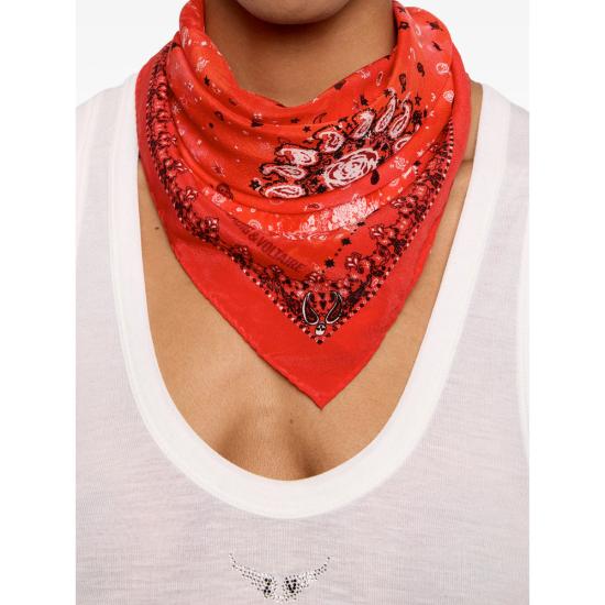26FW 자딕앤볼테르 머플러/스카프 OWSC01532 PASSI RED - ZADIG & VOLTAIRE