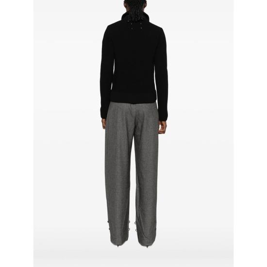 26FW 마르지엘라 카미옹뇌르 울 블렌드 가디건 S17781 S51HP0035 900F BLACK - MAISON MARGIELA