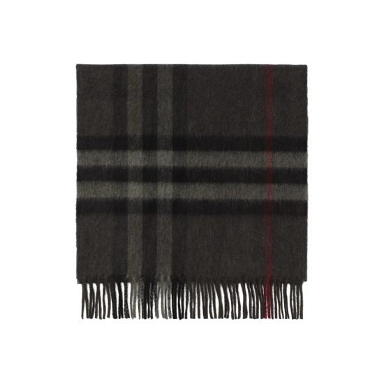 26FW 버버리 체크 캐시미어 스카프 8077880 MU GIANT C A1208 GRAY - BURBERRY