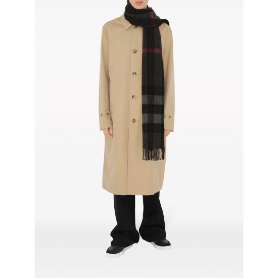 26FW 버버리 체크 캐시미어 스카프 8077880 MU GIANT C A1208 GRAY - BURBERRY