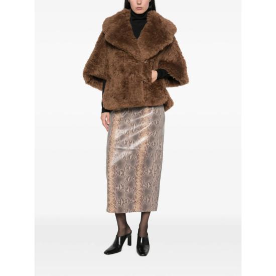 26FW 막스마라 케이프 MXAACCORTA 720 001 BROWN - MAX MARA